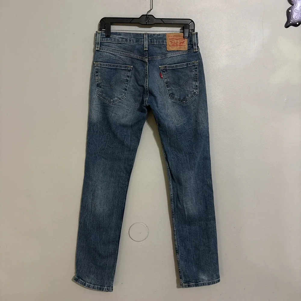 Levi's 511 Jeans Straight Blended Denim Pants 5-Pockets Men's W 28 L 32